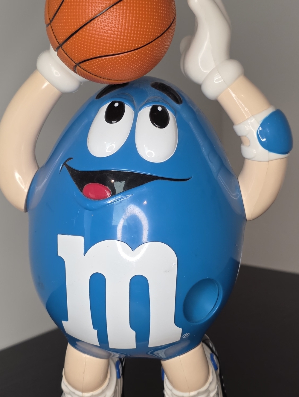 Blue M&M's Basketball Character Candy Dispenser
